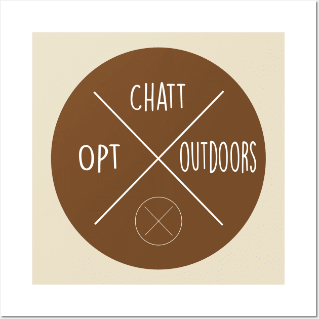 Opt Outdoors Chattanooga! Wall Art by chris_richards_